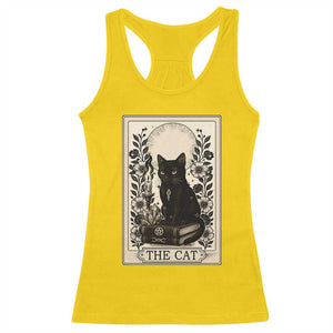 Funny The Cat Book Racerback Tank Top Kitty Lover Tarot Card TS12 Daisy Print Your Wear