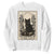 Funny The Cat Book Sweatshirt Kitty Lover Tarot Card TS12 White Print Your Wear