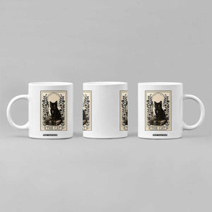Funny The Cat Book Coffee Mug Kitty Lover Tarot Card TS12 Print Your Wear
