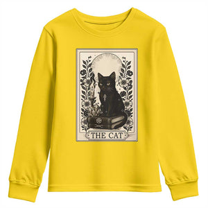 Funny The Cat Book Youth Sweatshirt Kitty Lover Tarot Card TS12 Daisy Print Your Wear