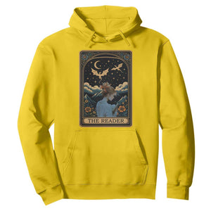 Funny The Reader Tarot Card Hoodie Girl Reading Fantasy Book TS12 Daisy Print Your Wear