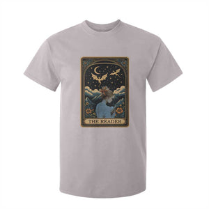 Funny The Reader Tarot Card T Shirt For Kid Girl Reading Fantasy Book TS12 Ice Gray Print Your Wear