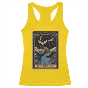 Funny The Reader Tarot Card Racerback Tank Top Girl Reading Fantasy Book TS12 Daisy Print Your Wear