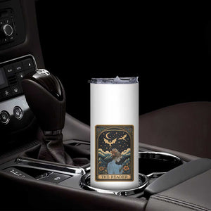 Funny The Reader Tarot Card Skinny Tumbler Girl Reading Fantasy Book TS12 Print Your Wear
