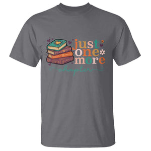 Just One More Chapter T Shirt Cute Pastel Bookworm Girl Reader TS12 Charcoal Print Your Wear