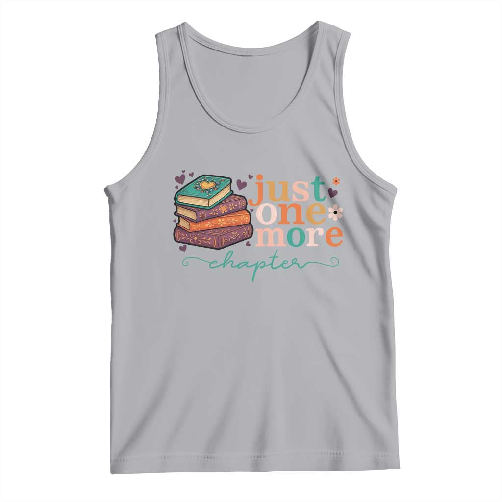 Just One More Chapter Tank Top Cute Pastel Bookworm Girl Reader TS12 Athletic Heather Print Your Wear