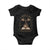Fantasy Book Lover Baby Onesie A Book A Day Keeps The Mental Breakdown Away TS12 Black Print Your Wear