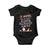 A Book A Day Keeps Reality Away Baby Onesie Cute Girl Book Lover TS12 Black Print Your Wear
