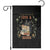 Cute Bookworm Gift Garden Flag Easily Distracted By Cats And Books TS12 Black Print Your Wear