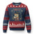 Cute Bookworm Gift Ugly Christmas Sweater Easily Distracted By Cats And Books TS12 Navy Red Print Your Wear