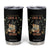 Cute Bookworm Gift Tumbler Cup Easily Distracted By Cats And Books TS12 Black Print Your Wear
