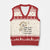 Funny Bookworm Saying V-Neck Knit Sweater Vest There Is No Such Thing As Too Many Books TS12 Beige Red Print Your Wear