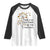 Funny Bookworm Saying Raglan Shirt There Is No Such Thing As Too Many Books TS12 White Black Print Your Wear