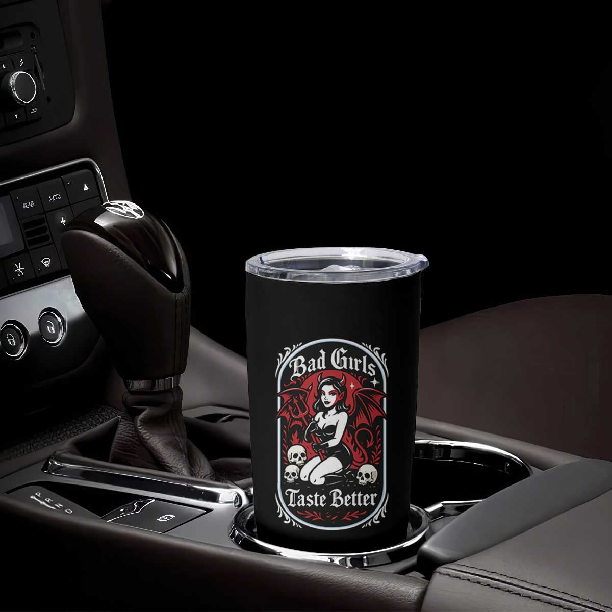 Bad Girls Taste Better Tumbler Cup Adult Humor Devil Girl Gift TS12 Print Your Wear
