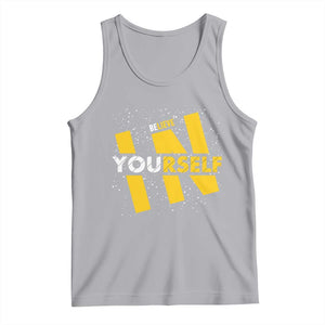 Inspirational Quote Tank Top Believe In Yourself Motivation TS12 Athletic Heather Print Your Wear