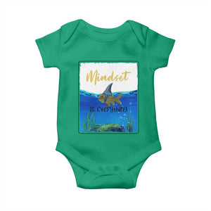 Mindset Is Everything Baby Onesie Positive Thinking Motivation TS12 Irish Green Print Your Wear
