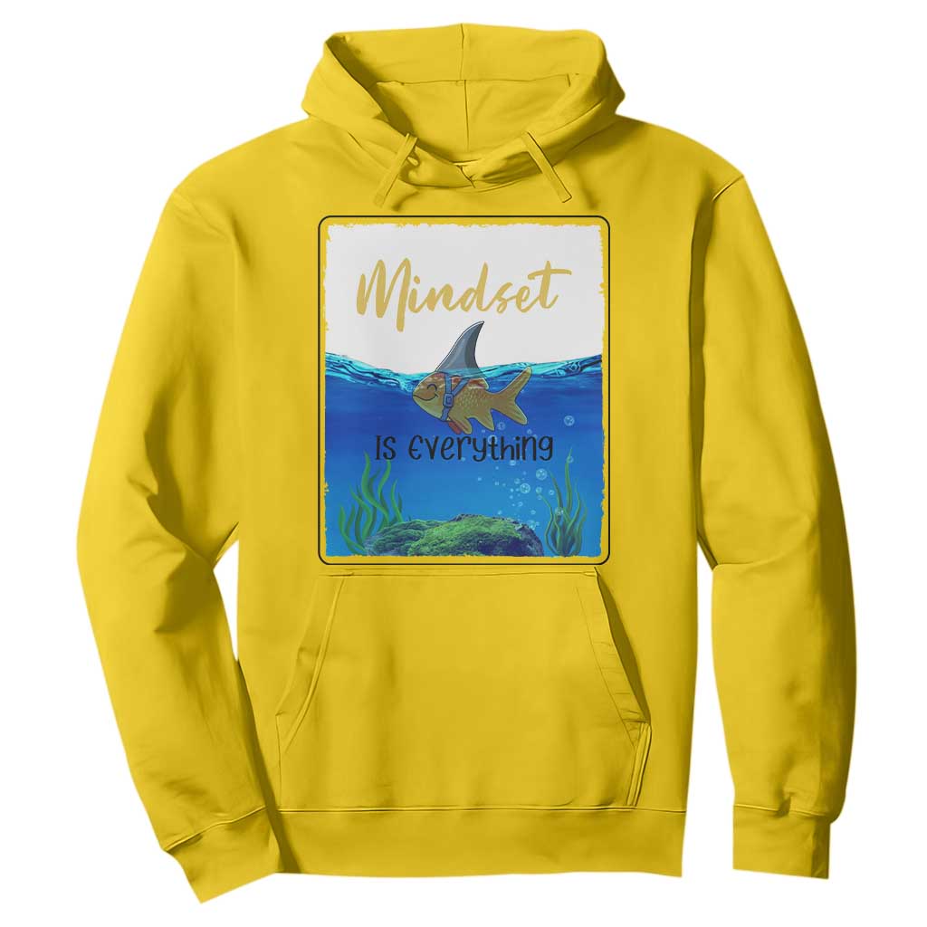 Mindset Is Everything Hoodie Positive Thinking Motivation TS12 Daisy Print Your Wear