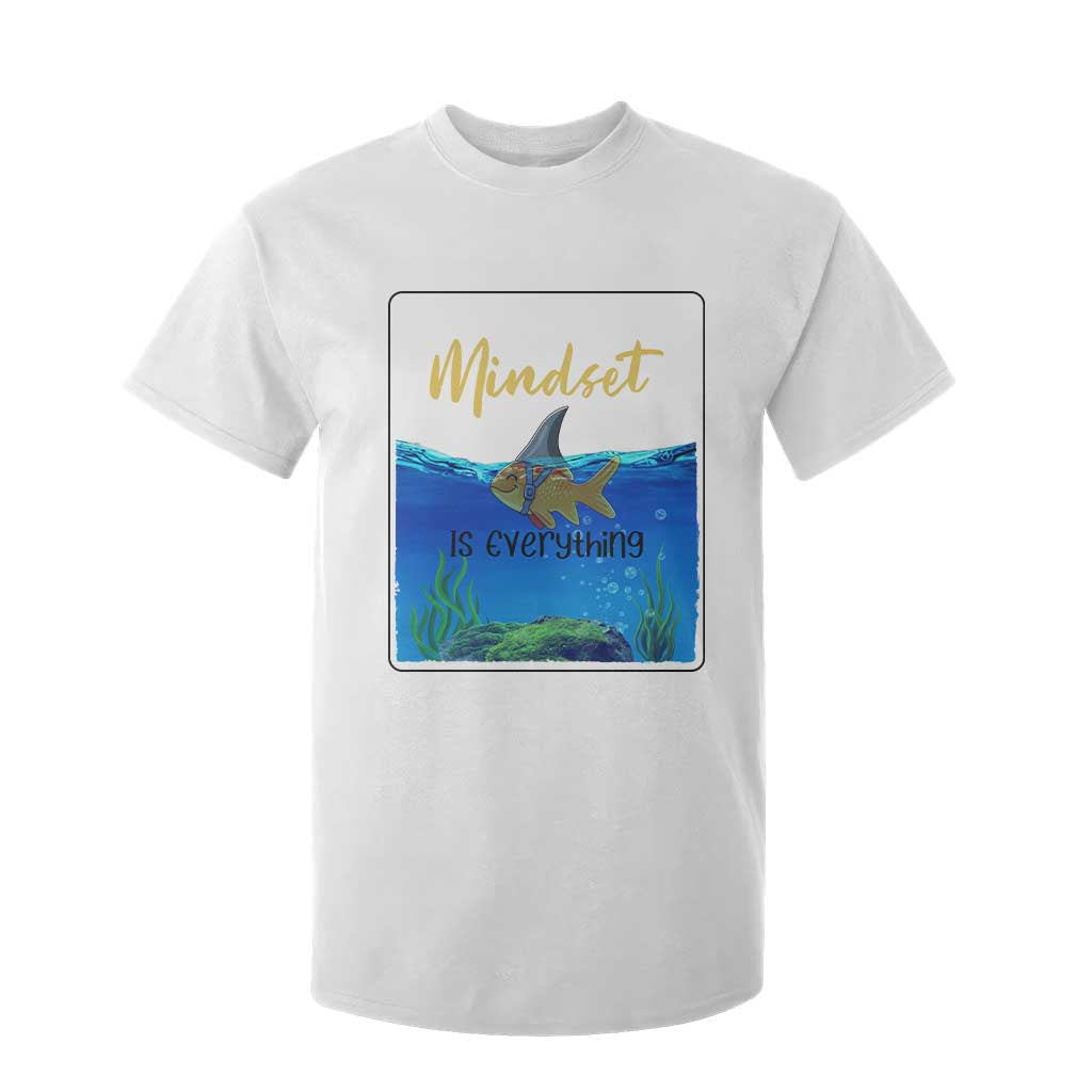 Mindset Is Everything T Shirt For Kid Positive Thinking Motivation TS12 White Print Your Wear
