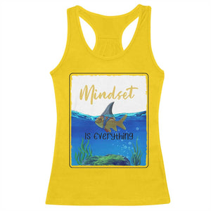Mindset Is Everything Racerback Tank Top Positive Thinking Motivation TS12 Daisy Print Your Wear