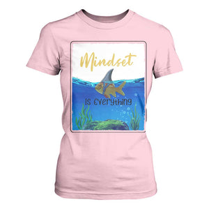Mindset Is Everything T Shirt For Women Positive Thinking Motivation TS12 Light Pink Print Your Wear