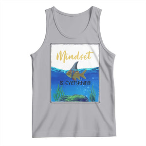 Mindset Is Everything Tank Top Positive Thinking Motivation TS12 Athletic Heather Print Your Wear