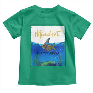 Mindset Is Everything Toddler T Shirt Positive Thinking Motivation TS12 Irish Green Print Your Wear