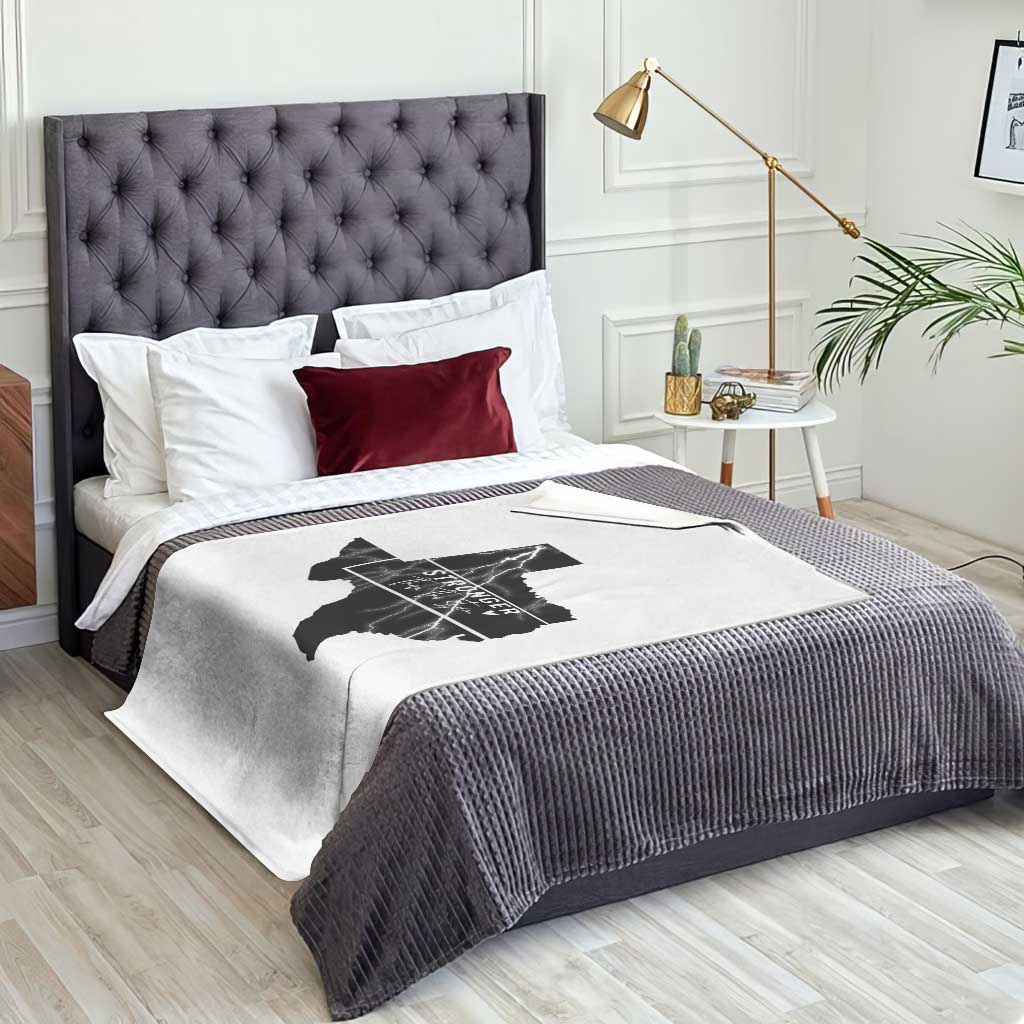Strong Texas Throw Blanket Stronger Than The Storm Quote TS12 Print Your Wear