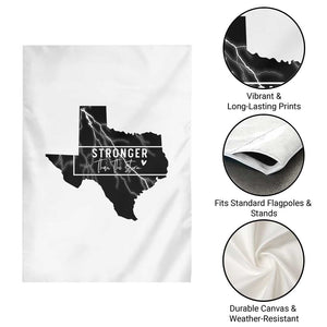 Strong Texas Garden Flag Stronger Than The Storm Quote TS12 Print Your Wear
