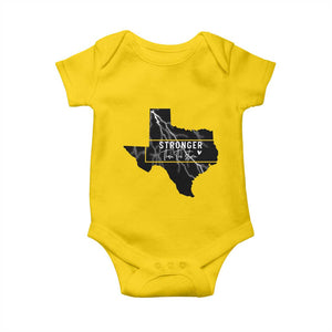 Strong Texas Baby Onesie Stronger Than The Storm Quote TS12 Daisy Print Your Wear