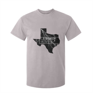 Strong Texas T Shirt For Kid Stronger Than The Storm Quote TS12 Ice Gray Print Your Wear