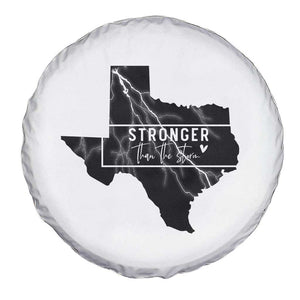 Strong Texas Spare Tire Cover Stronger Than The Storm Quote TS12 Print Your Wear