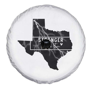 Strong Texas Spare Tire Cover Stronger Than The Storm Quote TS12 Print Your Wear