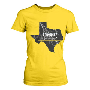 Strong Texas T Shirt For Women Stronger Than The Storm Quote TS12 Daisy Print Your Wear
