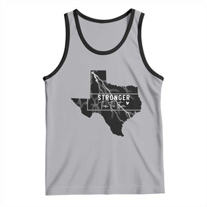Strong Texas Tank Top Stronger Than The Storm Quote TS12 Athletic Heather Black Print Your Wear
