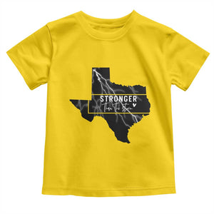 Strong Texas Toddler T Shirt Stronger Than The Storm Quote TS12 Daisy Print Your Wear
