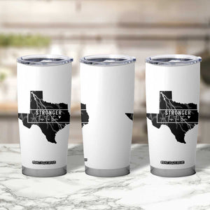 Strong Texas Tumbler Cup Stronger Than The Storm Quote TS12 Print Your Wear