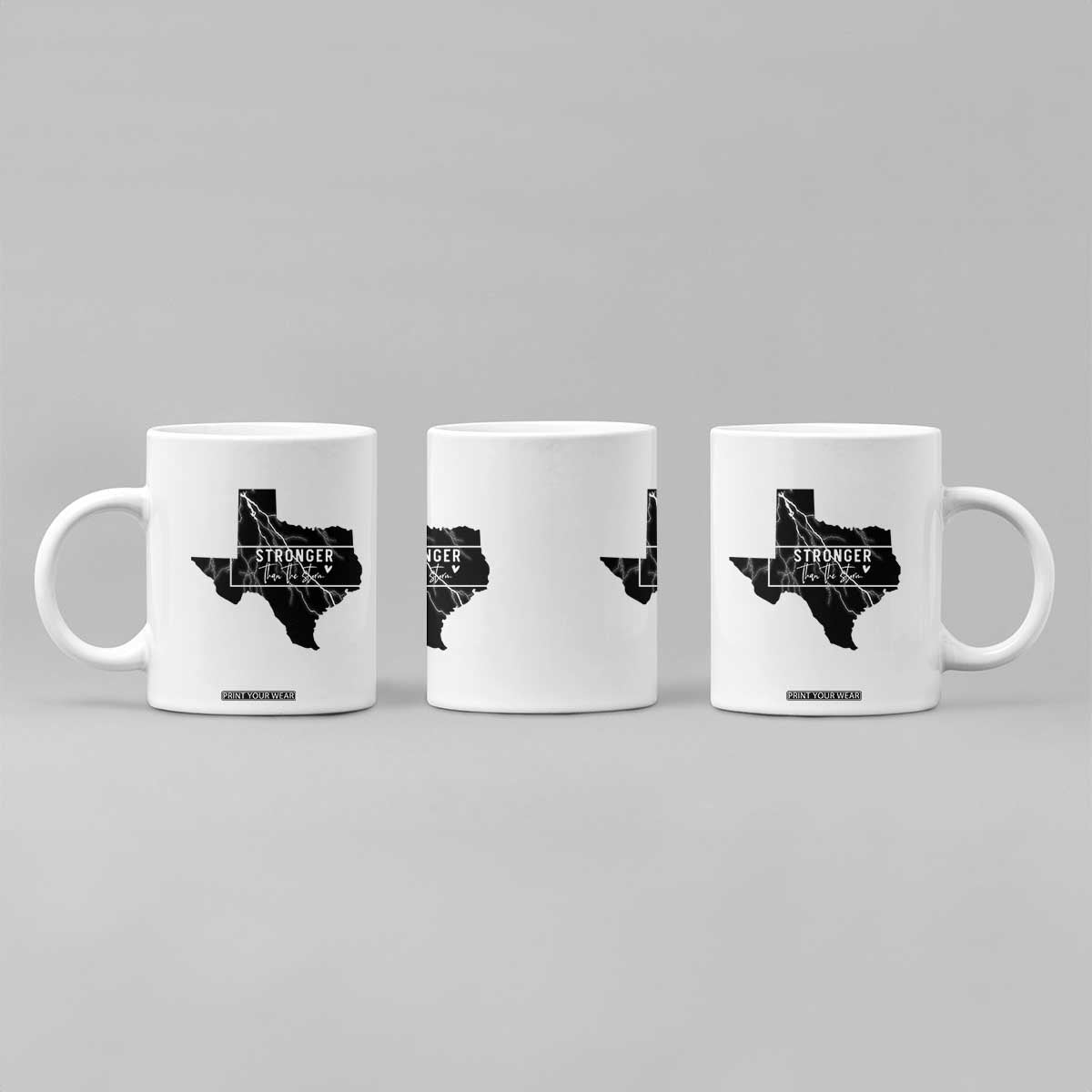 Strong Texas Coffee Mug Stronger Than The Storm Quote TS12 Print Your Wear