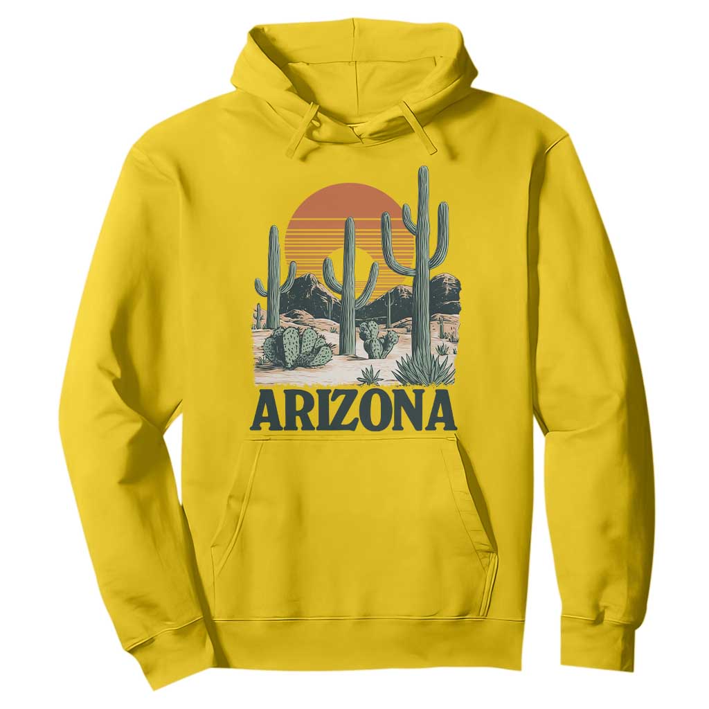 Arizona Desert Sunset Hoodie Vintage Cactus Grand Canyon State Gift TS12 Daisy Print Your Wear