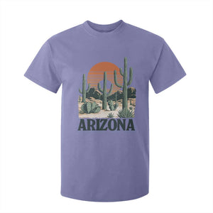 Arizona Desert Sunset T Shirt For Kid Vintage Cactus Grand Canyon State Gift TS12 Violet Print Your Wear