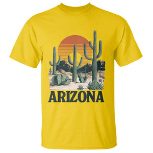 Arizona Desert Sunset T Shirt Vintage Cactus Grand Canyon State Gift TS12 Daisy Print Your Wear