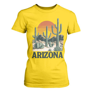 Arizona Desert Sunset T Shirt For Women Vintage Cactus Grand Canyon State Gift TS12 Daisy Print Your Wear