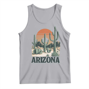 Arizona Desert Sunset Tank Top Vintage Cactus Grand Canyon State Gift TS12 Athletic Heather Print Your Wear