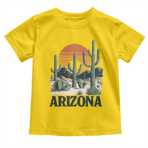 Arizona Desert Sunset Toddler T Shirt Vintage Cactus Grand Canyon State Gift TS12 Daisy Print Your Wear