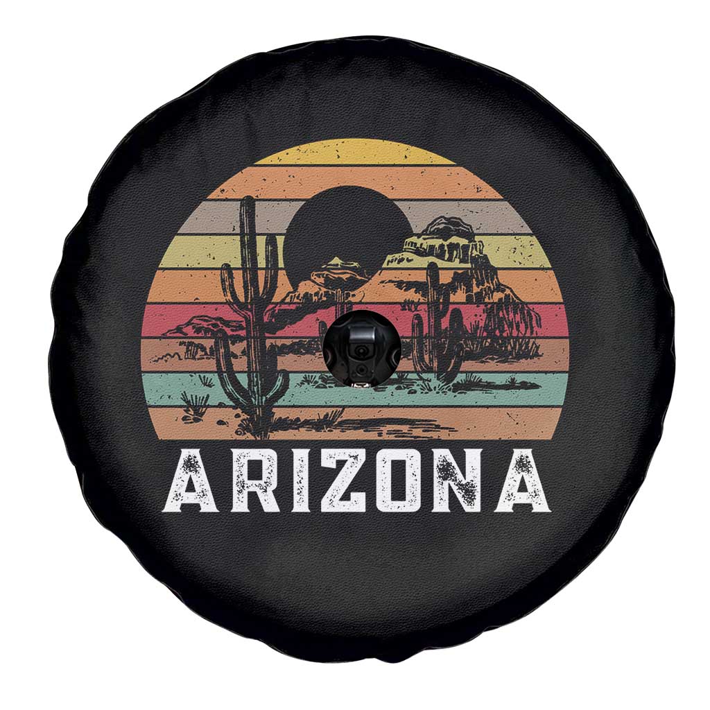 Arizona Spare Tire Cover Retro Desert Landscape Cactus Lover Gift TS12 Print Your Wear
