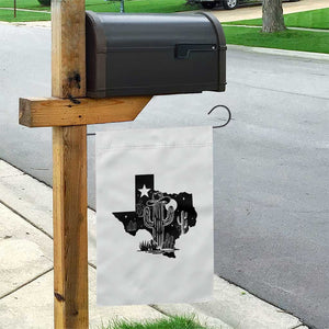 Western Pride Gift Garden Flag Cactus Texas Map With Cowboy Hat TS12 Print Your Wear