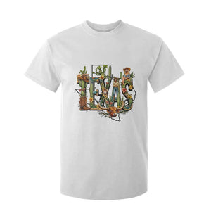 Texas Cowboy And Cowgirl T Shirt For Kid Vintage Cactus Gift Idea TS12 White Print Your Wear