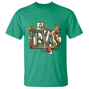 Texas Cowboy And Cowgirl T Shirt Vintage Cactus Gift Idea TS12 Irish Green Print Your Wear