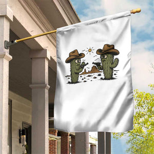 Funny Lone Star Cactus Cowboy Gunfight Gift Garden Flag TS12 Print Your Wear