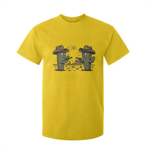 Funny Lone Star Cactus Cowboy Gunfight Gift T Shirt For Kid TS12 Daisy Print Your Wear