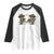 Funny Lone Star Cactus Cowboy Gunfight Gift Raglan Shirt TS12 White Black Print Your Wear